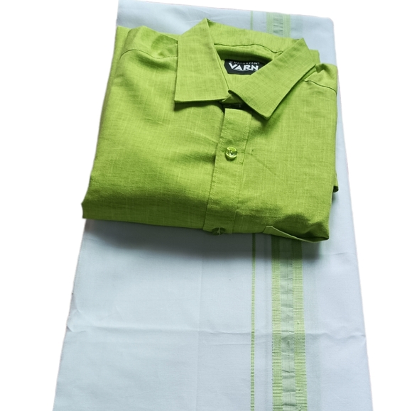 Branded Shirt n Dhotis - Picture 3 of 6